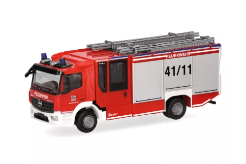 Herpa 747449 Mercedes-Benz Atego 2013 Z-Cab katonai tűzoltó - Bundeswehr FW (H0)