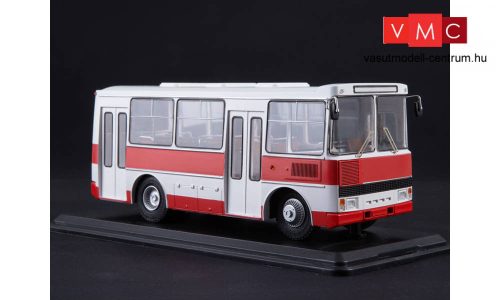 Herpa 83MP0095 PAZ-3203 autóbusz, fehér/piros (1:43)