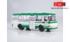 Herpa 83MP0121 KAVZ-3100 autóbusz, fehér/zöld (1:43)