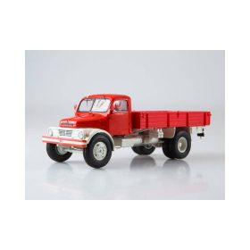   Herpa 83SSM1426 Praga S5T-3 platós teherautó, piros/fehér (1:43)