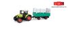 Herpa 84184013 CLAAS ARION 540 Traktor élőállatszállító pótkocsival (1:32)