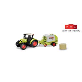 Herpa 84184017 CLAAS ARION 540 Traktor, CLAAS Rollant 250 körbálázóval (1:32)