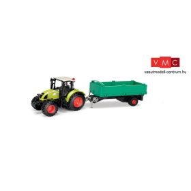 Herpa 84184018 CLAAS ARION 540 Traktor mezőgazdasági utánfutóval (1:32)