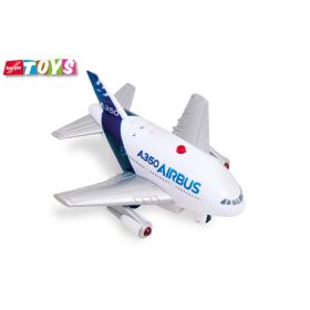   Herpa 86PB-038 Pullback Airbus A350 hátrahúzós játékrepülő, LED világítással