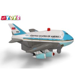   Herpa 86PB-686A Pullback Air Force One hátrahúzós játékrepülő, LED világítással