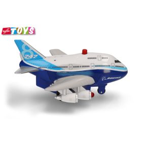   Herpa 86PB-744-1A Pullback Boeing 747-8 hátrahúzós játékrepülő, LED világítással