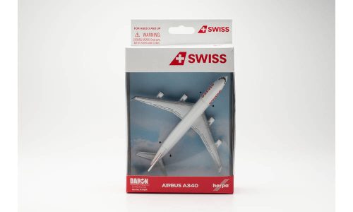 Herpa 86RT-0284 Single Airplane Airbus A340 Swiss
