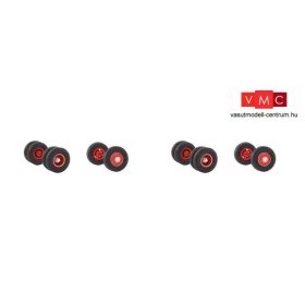 Herpa 87MBS026031 Gumik acélfelnikkel teherautókhoz, nyergesvontatókhoz (2 járműhöz) (H0)