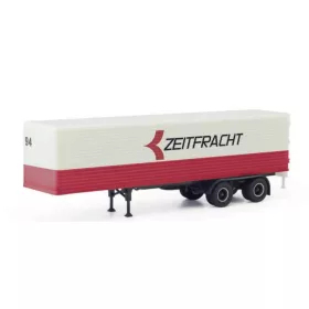   Herpa 87MBS026451 Dobozos kamionfélpótkocsi - Zeitfracht (H0)