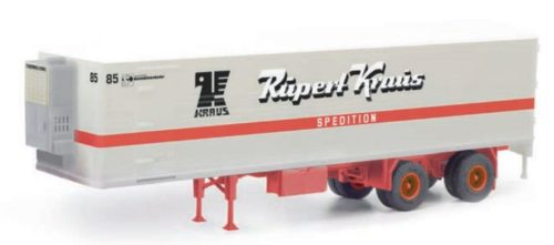 Herpa 87MBS026505 Hűtődobozos kamionfélpótkocsi - Rupert Kraus (H0)