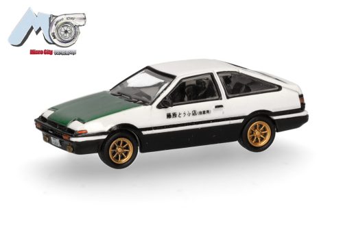 Herpa 87MC000002 Toyota Corolla AE86, fehér/zöld (H0)