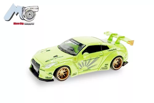 Herpa 87MC000036 Nissan GTR 35, zöld (H0)