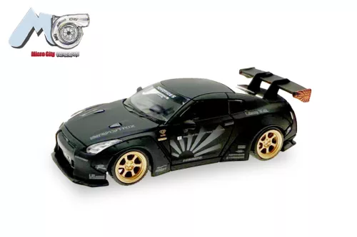 Herpa 87MC000037 Nissan GTR 35, fekete (H0)