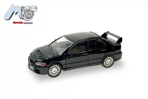 Herpa 87MC000038 Mitsubishi Lancer Evolution 9, fekete (H0)