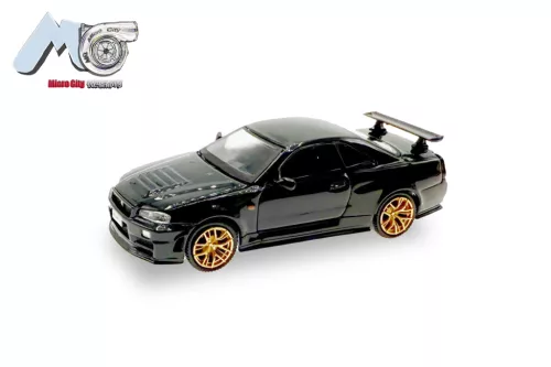 Herpa 87MC000046 Nissan GTR 34, fekete (H0)