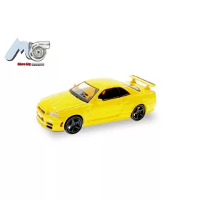 Herpa 87MC000047 Nissan GTR 34, sárga (H0)