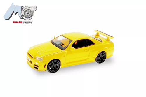 Herpa 87MC000047 Nissan GTR 34, sárga (H0)