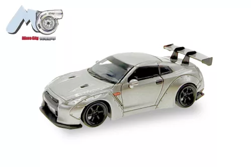 Herpa 87MC000056 Nissan GTR 35, ezüst (H0)