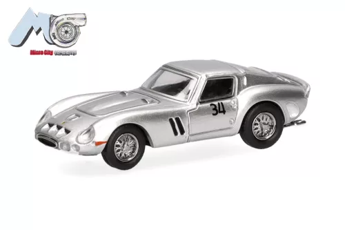 Herpa 87MC000060 Ferrari 250 GTO 34, ezüst (H0)