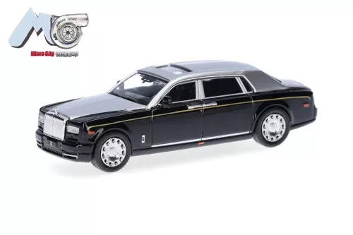 Herpa 87MC000068 Rolls Royce Phantom, fekete /ezüst (H0)