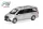Herpa 87MC000076 Mercedes-Benz V-Klasse, ezüst (H0)