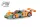 Herpa 87MC000080 Mazda 787B 55, narancs/zöld (H0)