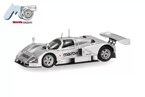 Herpa 87MC000082 Mazda 787B, ezüst (H0)