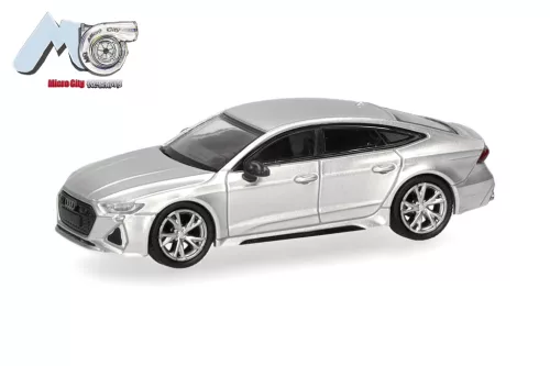 Herpa 87MC000083 Audi RS7, ezüst (H0)