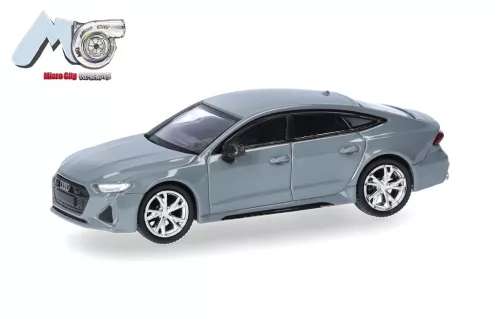 Herpa 87MC000086 Audi RS7, szürke (H0)
