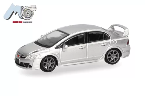 Herpa 87MC000087 Honda Civic FD2, ezüst (H0)