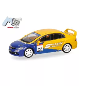 Herpa 87MC000090 Honda Civic FD2, sárga/kék (H0)