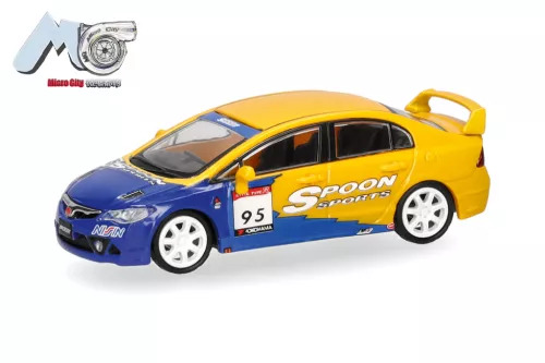 Herpa 87MC000090 Honda Civic FD2, sárga/kék (H0)