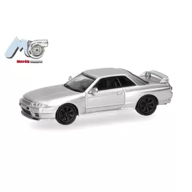 Herpa 87MC000092 Nissan Skyline GTR32, ezüst (H0)