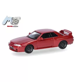 Herpa 87MC000093 Nissan Skyline GTR32, bordó (H0)