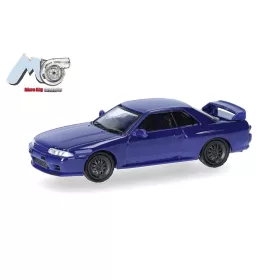 Herpa 87MC000101 Nissan Skyline GTR32, blau