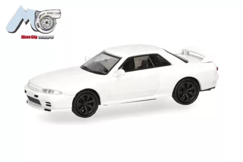Herpa 87MC000102 Nissan Skyline GTR32, weiß