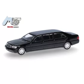 Herpa 87MC000103 MB S600 Pullmann, schwarz