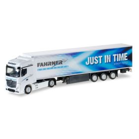 Herpa 922777 Mercedes-Benz Actros Bigspace nyergesvontató, dobozos félpótkocsival - Fahrner 