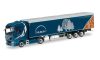 Herpa 925242 MAN TGX XXL nyergesvontató, alulürítős félpótkocsival (H0)