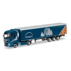 Herpa 925242 MAN TGX XXL nyergesvontató, alulürítős félpótkocsival (H0)