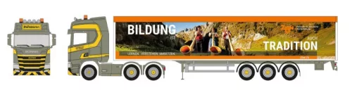 Herpa 925396 Scania CR 20 HD nyergesvontató, alulürítős félpótkocsival - Dornbierer (H0)