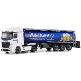 Herpa 927680 Mercedes-Benz Actros Streamspace nyergesvontató, tartályfélpótkocsival - Punti