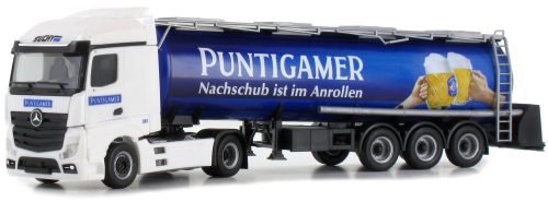 Herpa 927680 Mercedes-Benz Actros Streamspace nyergesvontató, tartályfélpótkocsival - Punti