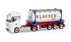 Herpa 934930 Mercedes-Benz Actros nyergesvontató, 20 lábas tartálykonténerszállító félp