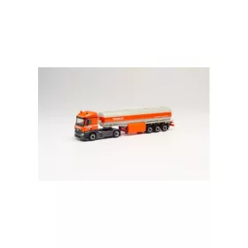   Herpa 939027 Mercedes-Benz A'11 Stream Space Benzintank-Sattelzug "Frikus" (Sondermodell Österreich) H0 1:87