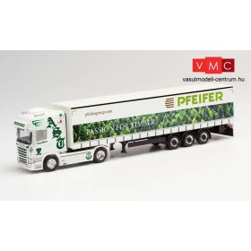 Herpa 942898 Scania R'13 TL nyergesvontató, ponyvás félpótkocsival - Andreas Schubert Trans