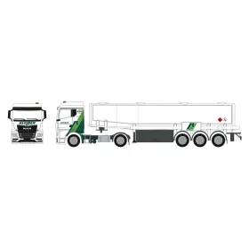   Herpa 952033 MAN TGX GM nyergesvontató, üzemanyagszállító félpótkocsival - Kloibe (H0)