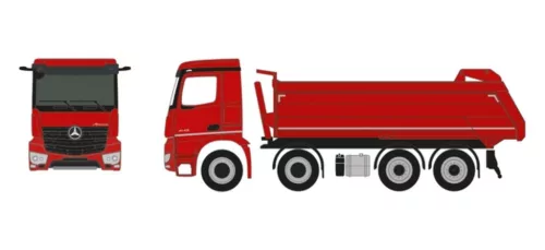 Herpa 954662 Mercedes-Benz Arocs M, 4 tengelyes billencs - Brand A (H0)