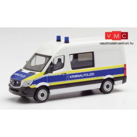   Herpa 095563 Mercedes-Benz Sprinter 2013 német rendőrségi félbusz, Kriminalpolizei (H0)