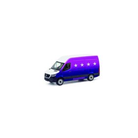   Herpa 958011 Mercedes-Benz Sprinter 2018, dobozos - Auswärtsfahrt (H0)